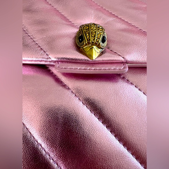 KURT GEIGER LONDON, The Kensington “ NWT Pink Quilted Shoulder Bag - Picture 3 of 17